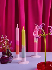 A FEW MOMENTS Набор из 2х свечей Color Pop маджента со сливками - фото 2