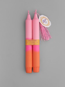 Набор из 2х свечей Color Pop морковно-розовый