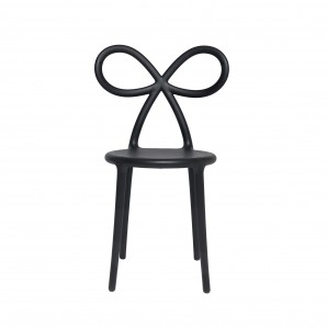 QEEBOO 80001BL-O  Ribbon chair Black Matte Оригинал.
