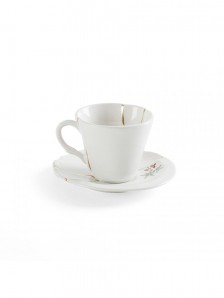 SELETTI 09643 Kintsugi Coffee cup with saucer Оригинал. - фото 2