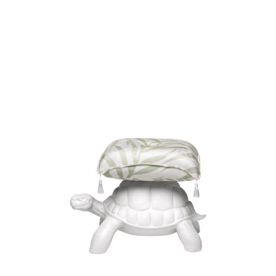 QEEBOO 36005WH TURTLE CARRY POUF White .