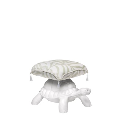 QEEBOO 36005WH TURTLE CARRY POUF White .