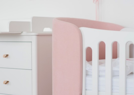 ELLIPSE Кроватка-трансформер KIDI Soft (розовый) 