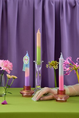 A FEW MOMENTS Набор из 2х свечей Color Pop лилово-голубой