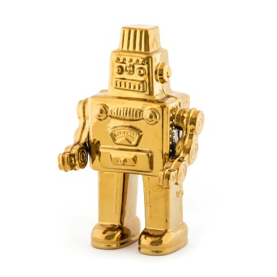 SELETTI 10412_ORO Memorabilia Gold My Robot