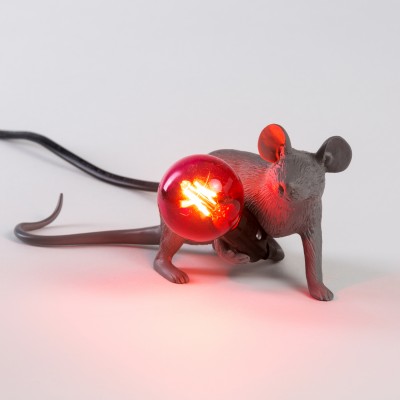 SELETTI 14940 Mouse Lamp Lyie Down Оригинал.
