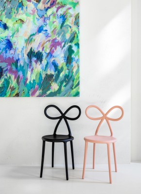 QEEBOO 80001Pi-O Ribbon chair Pink Matte Оригинал.