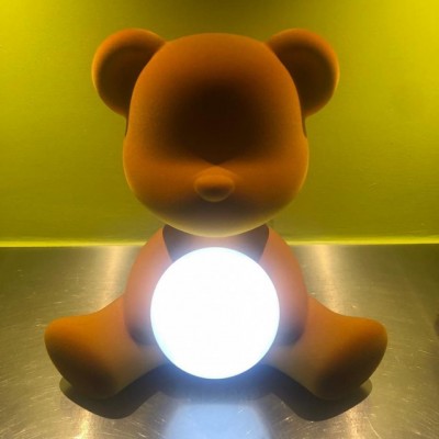 QEEBOO TEDDY GIRL RECHARGEABLE LAMP VELVET FINISH