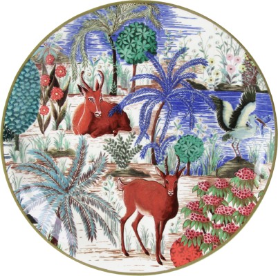 GIEN 1853ACA101 Canape Plate Antelope .