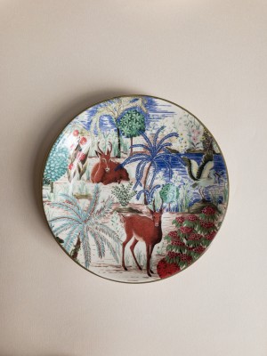 GIEN 1853ACA101 Canape Plate Antelope .
